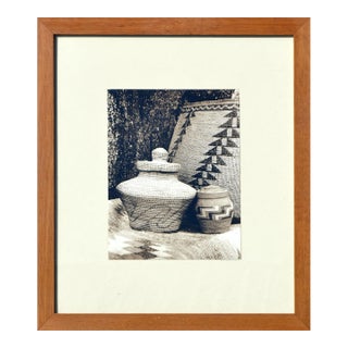 Indian Baskets - Set of Three Photographs by Nancy Maynard For Sale