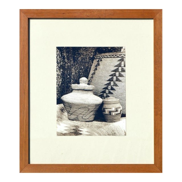 Indian Baskets - Set of Three Photographs by Nancy Maynard For Sale