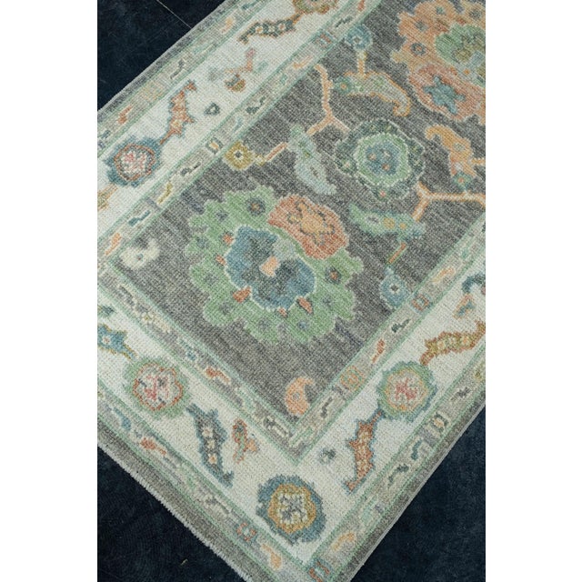 Turkish Oushak Runner Rug 2'11" x 20'9" #17225 For Sale In Houston - Image 6 of 8