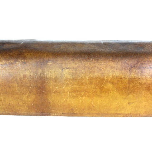 Vintage Gymnastic Pommel Horse in Leather, 1950s For Sale - Image 4 of 18