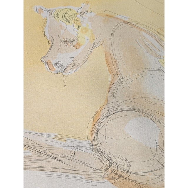 Salvador Dali, Nude, Saint George and the Dragon, 1974, Etching For Sale - Image 3 of 11