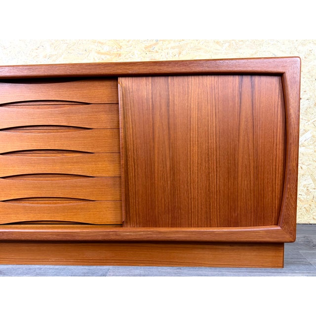 1970s Vintage Teak Sideboard from Dyrlund, Denmark, 1970s For Sale - Image 5 of 18