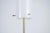 Metal Brass and White Acrylic Glass Tripod Table Lamp, Italy, 1960s For Sale - Image 7 of 9