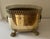 Vintage Brass Jardinière With Lion Handles and Paw Feet For Sale - Image 4 of 5