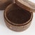 French Country Burma Rattan Round Lidded Boxes, Set Of 2 For Sale - Image 3 of 4