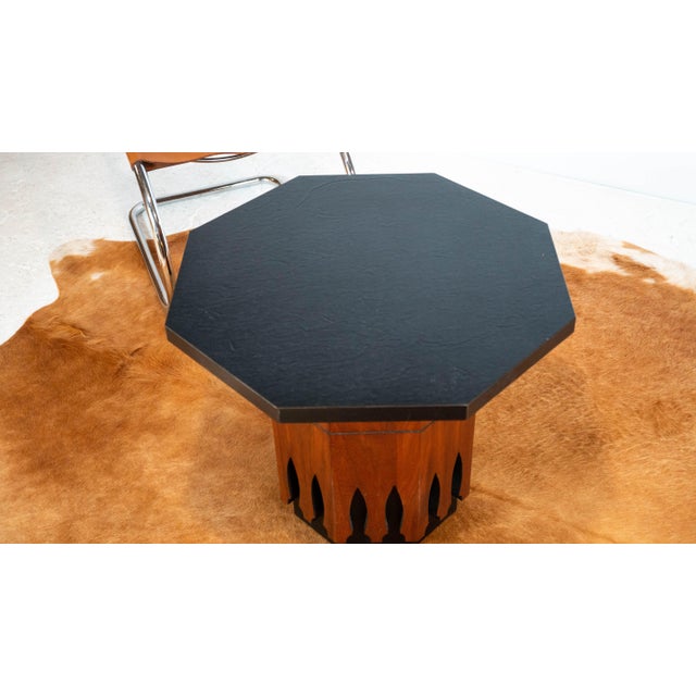 Black Vintage Harvey Probber Attr. Walnut Side Table For Sale - Image 8 of 15