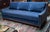 Nathan Anthony Bespoke Slope Arm Sofa, Navy For Sale - Image 4 of 14
