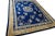 1920s Navy Blue Floral Vase Antique Chinese Art Deco Rug 8' 9'' X 11' 6'' Wool Knotted Carpet For Sale - Image 11 of 12