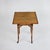 Brown Antique Chinoiserie Tortoiseshell Bamboo + Grass Cloth Side Table For Sale - Image 8 of 13