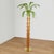 Mid-Century Modern Vintage Italian Glass and Brass Palm Tree Floor Lamp For Sale - Image 3 of 11