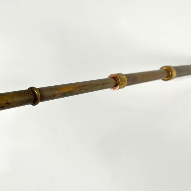 Mid-Century Modern Italian Wall Lamp in Brass and Metal by Chiarini, 1950s For Sale - Image 15 of 18