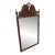 Antique Federal Mirror With Two Finials For Sale