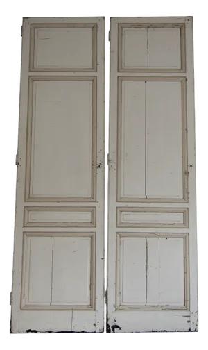 Antique Built-in Cupboard Doors from Befos, Set of 2