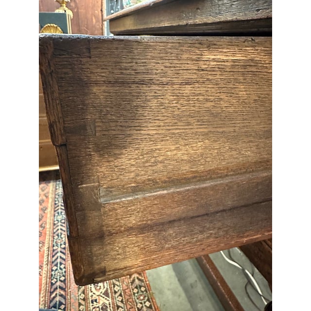 Antique English Oak Welsh Cupboard For Sale - Image 9 of 11