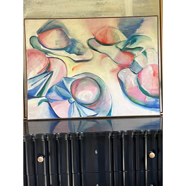 Contemporary Large Modern Oil Painting by Joan Corrigan For Sale - Image 3 of 15