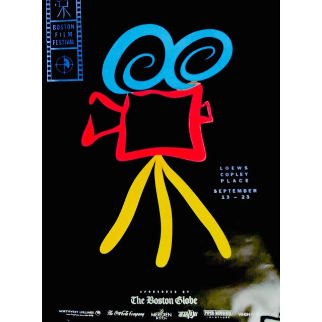 Sale! 1990 Original Boston Film Festival Exhibition Poster For Sale - Image 9 of 10