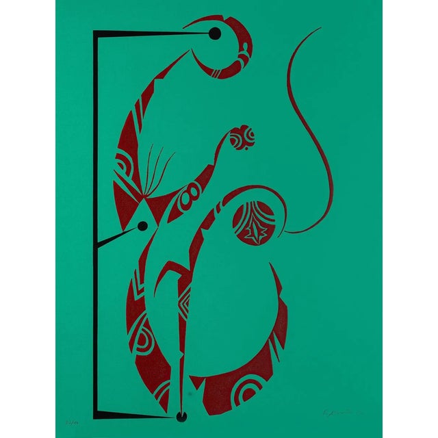 Composition - Original Lithograph by Raphael Alberti - 1972 1972 For Sale