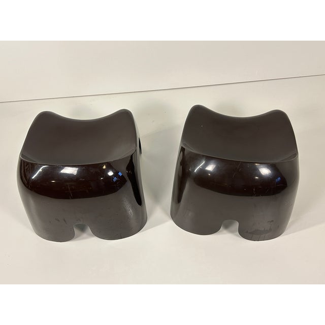 Vintage Stools from Artemide, 1970s, Set of 2 For Sale - Image 9 of 12