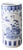 Blue Willow Chinoiserie Ceramic Umbrella Stand For Sale