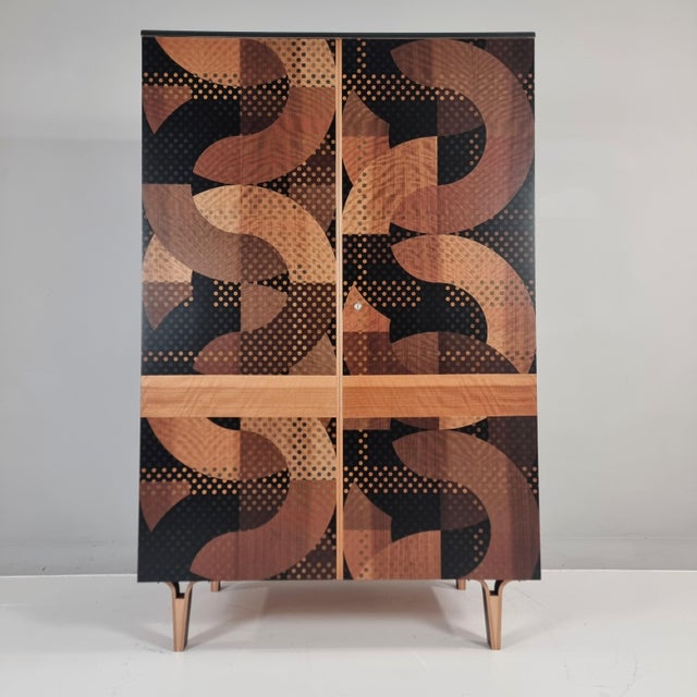 Vintage Wardrobe in Beech, 1970s For Sale - Image 14 of 14