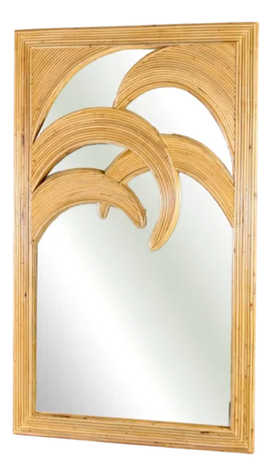 Rattan Palm Trees Mirror