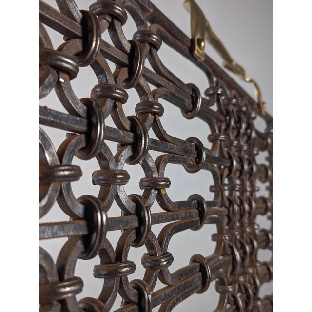 Brutalist Bronze and Wrought Iron Spark Flask by David Marshall, 1970s For Sale - Image 3 of 16
