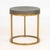 Early 21st Century Restoration Hardware Faux Shagreen Side Table For Sale - Image 5 of 8