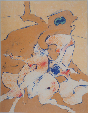 Dorothea Tanning, Les amants, Lithograph