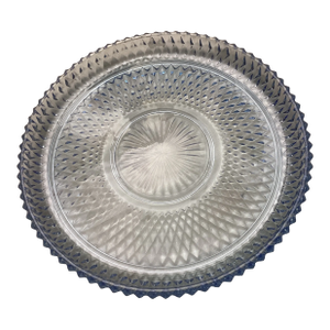 Mid 20th Century Indiana Regal Blue Glass Platter