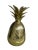 Mid-Century Modern Vintage Metal Pineapple Container For Sale - Image 3 of 6