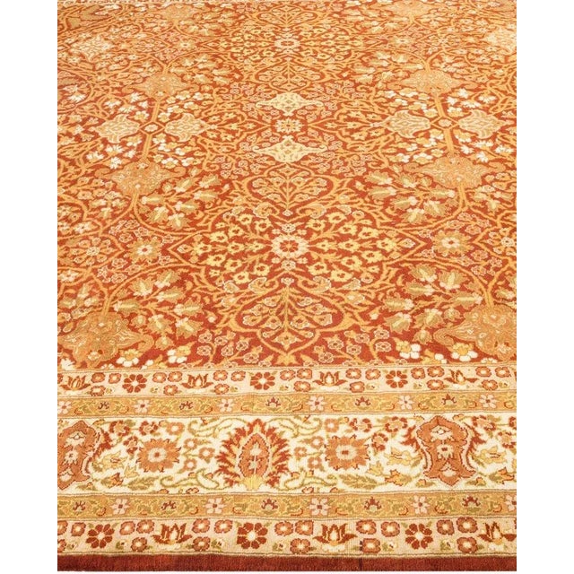 Solo Rugs Mogul, One-of-a-Kind Hand-Knotted Area Rug in Orange, 6' 1" x 8' 10" For Sale - Image 4 of 8