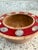 Wood Bowl Hand Carved One-of-a-Kind Trimmed With Antler Horn Slices For Sale - Image 4 of 11