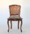Vintage Italian Double Caned Side Chair For Sale - Image 13 of 13