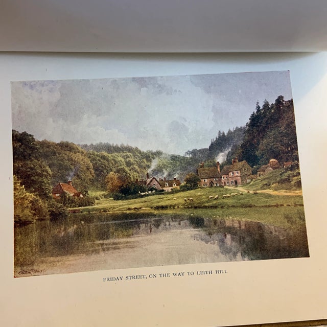 Paper 1915 Surrey Watercolors Book For Sale - Image 7 of 13