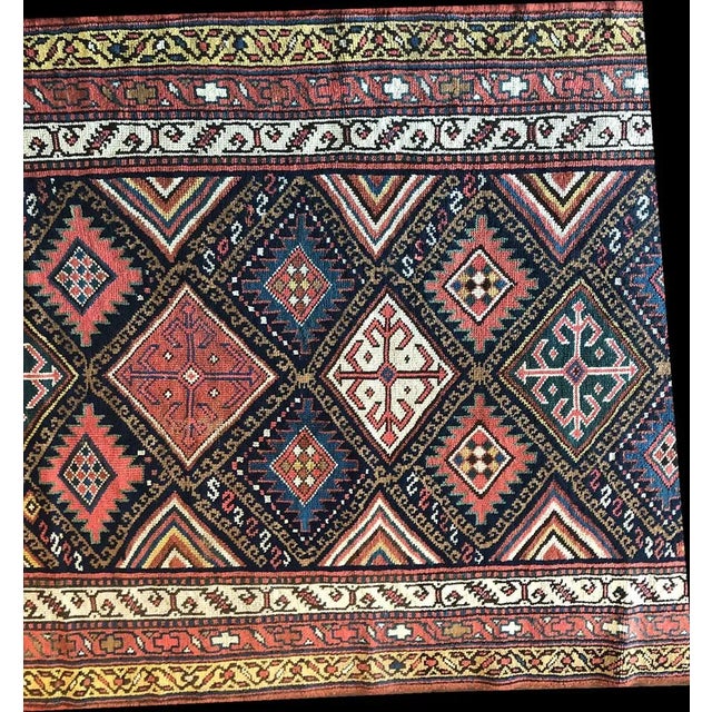 Textile Vintage Tribal Shahsavan Runner For Sale - Image 7 of 10