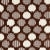 Schumacher Cirque Velvet Fabric in Brown For Sale