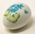 Mid 20th Century Mid 20th Century Ceramic Eggs with Floral Motif- Set of 2 For Sale - Image 5 of 13