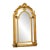 French Rococo Gold Leaf Wall Mirror – Ornate Floral Frame With Shell Detail & Double-Mirror Effect For Sale