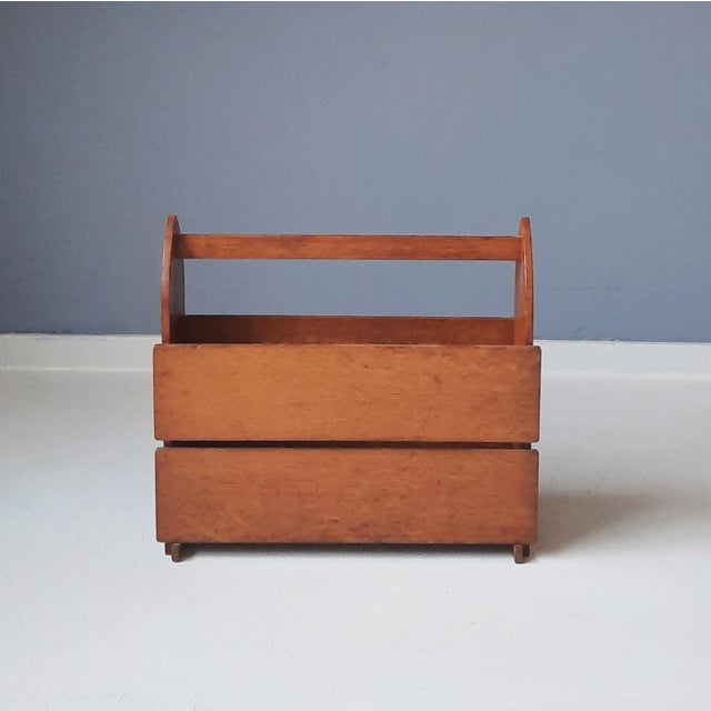 1930s Art Deco Magazine Holder, 1930s For Sale - Image 5 of 8