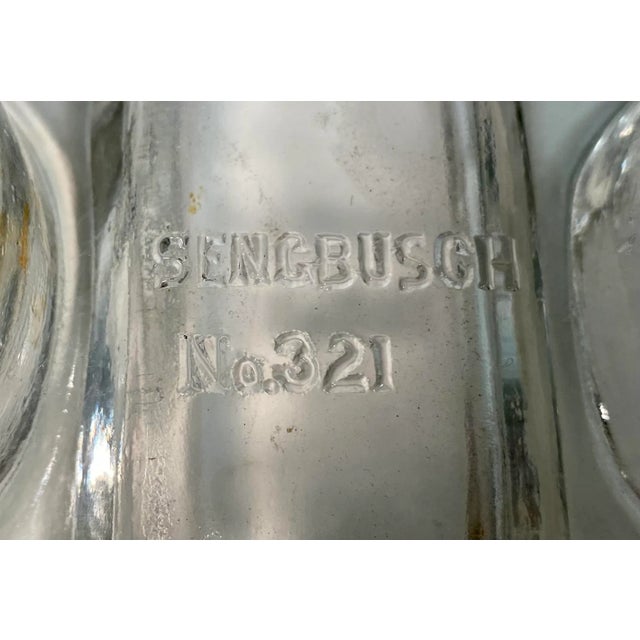 1900 - 1909 Antique Art Deco Sengbusch Self Closing Ink Stand # 321 With Bakelite Fountain Pen Holders- Made in Usa For Sale - Image 5 of 13