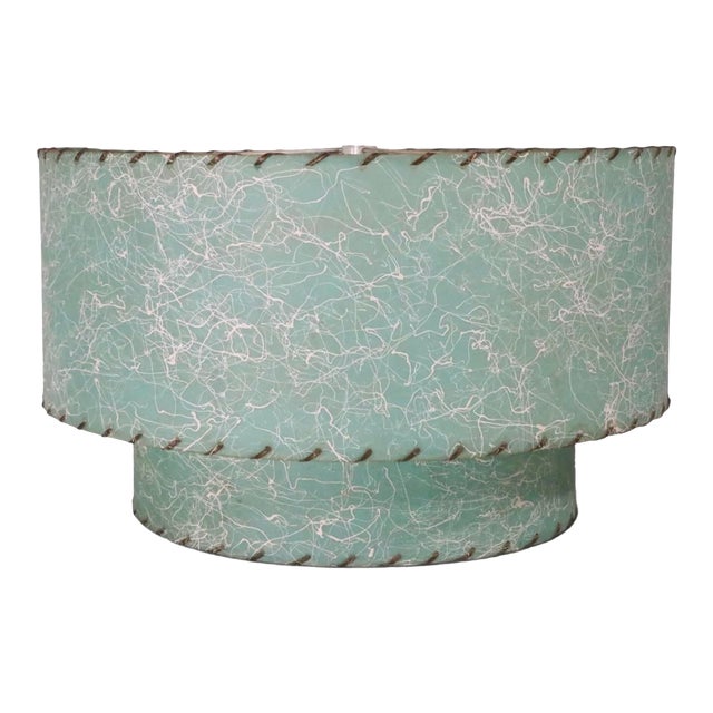 Mid 20th Century Mid Century Modern Fiberglass Lamp Shade For Sale