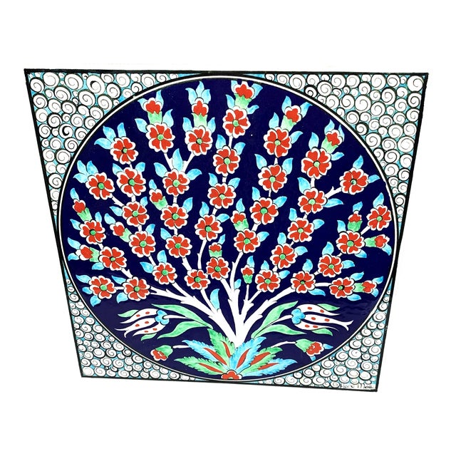 Vintage Turkish Tile For Sale