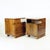 Brown Art Deco Bedside Tables in Walnut, Czechoslovakia, 1930s, Set of 2 For Sale - Image 8 of 14