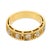 Contemporary Vintage Old Mine Cut Diamond Five Stone 18k Yellow Gold Band, Size 6 For Sale - Image 3 of 7
