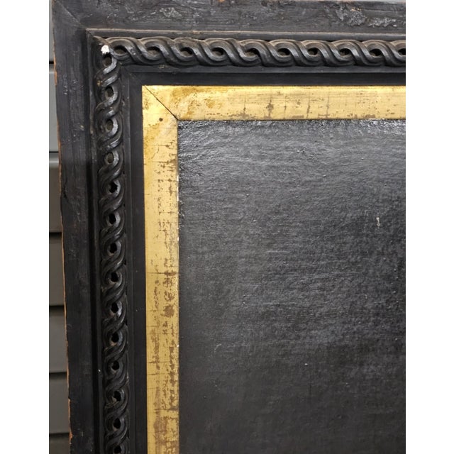 Black Early 19th Century American Portrait Painting of a Gentleman Period Black Frame For Sale - Image 8 of 12