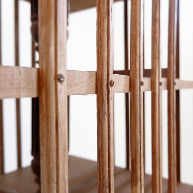 Antique Early 20th Century Revolving Bookcase For Sale - Image 10 of 14