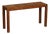 Henredon Artefacts Campaign Style Oak Console Table For Sale