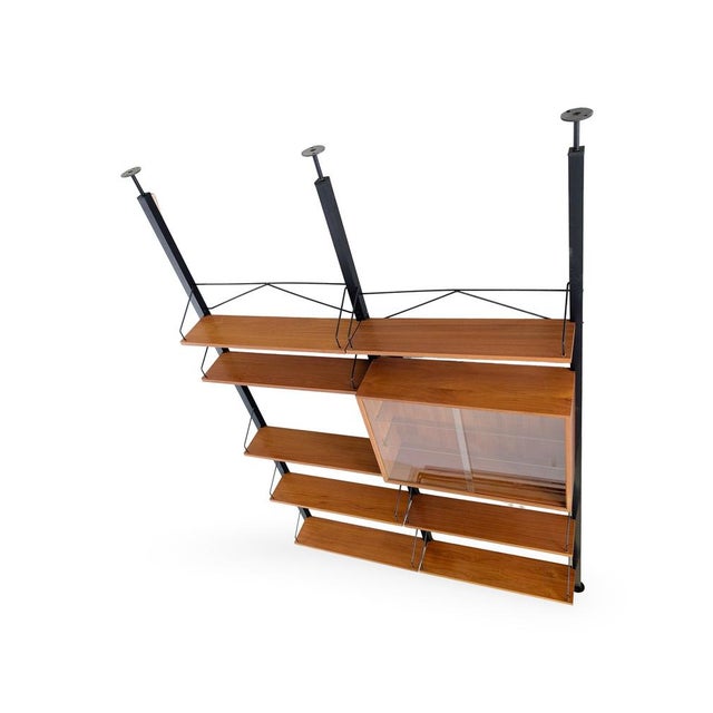 Mid-Century Modern Wall Unit in Teak by Poul Cadovius, 1960 For Sale - Image 5 of 10