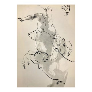 Pablo Picasso Toros Y Toreros 3 Dated 10/7/59 For Sale