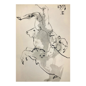 Pablo Picasso Toros Y Toreros 3 Dated 10/7/59